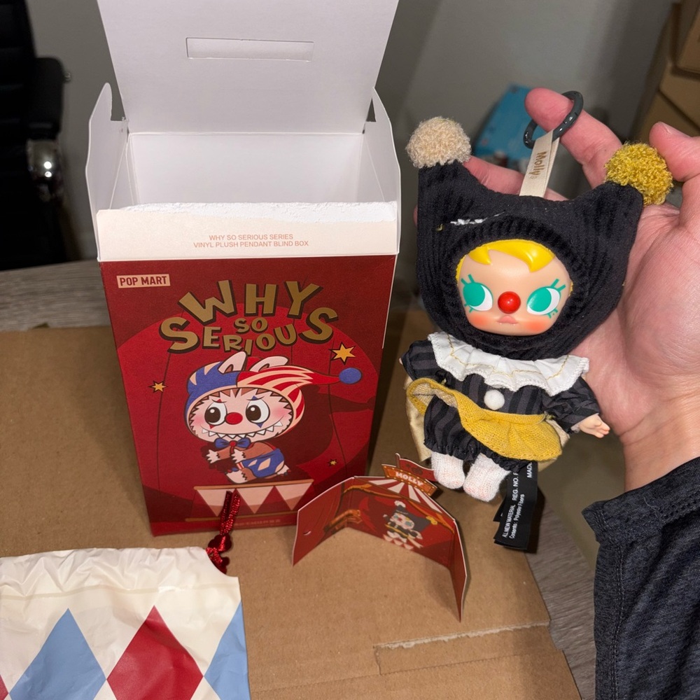 POP MART WHY SO SERIOUS Baby Molly The String Puppet! Authentic US Seller NEW